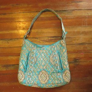 Vera Bradley Totally Turq paisley purse 2010